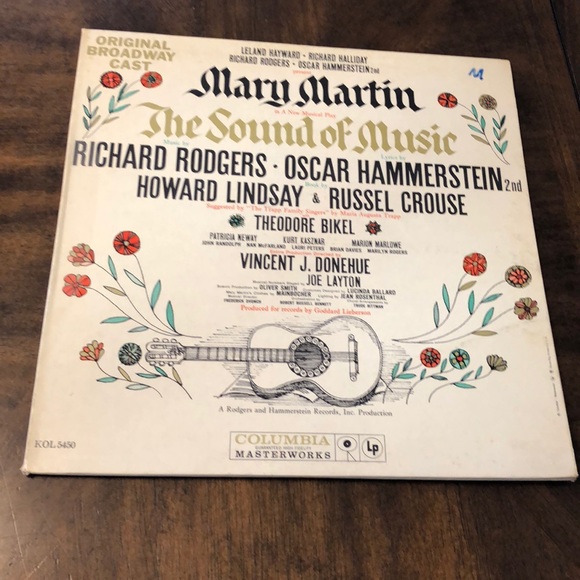 Columbia Other - LP Vinyl Record The Sound of Music Mary Martin